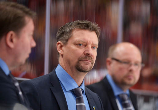Jukka Jalonen, förbundskapten Finland i semifinalen mellan