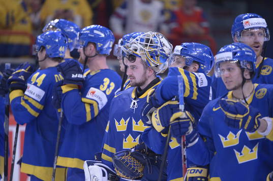Jhonas Enroth, målvakt, Sverige, i semifinalen mellan