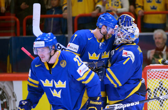 Jimmie Ericsson, Henrik Tallinder, Jhonas Enroth, målvakt,