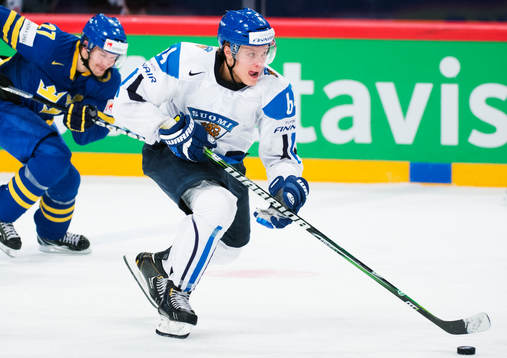 Finlands Mikael Granlund i semifinalen mellan Finland och