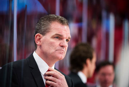 Sean Simpson, förbundskapten Schweiz, i semifinalen mellan