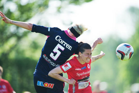 Nilla Fischer, Linköping och Johanna Rasmussen,