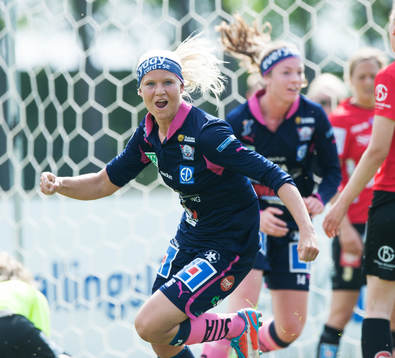 0-1, Pernille Harder, Linköping, jublar, jubel