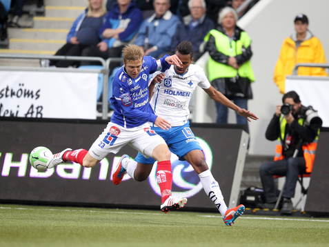 Åtvidaberg Anton Tinnerholm och Norrköping Isaac Kiese