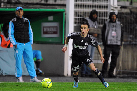 Elie BAUP  - Mathieu VALBUENA -  Saint Etienne / Marseille