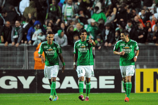 JOIE DE Pierre Emerick AUBAMEYANG - BRANDAO - Loic PERRIN -