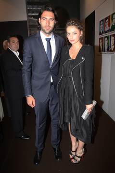Salvatore Sirigu et sa femme ( meilleur gardien Ligue 1 ) -