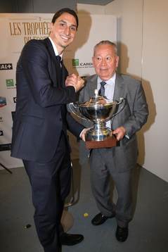 Zlatan Ibrahimovic et Just Fontaine ( meilleur joueur Ligue
