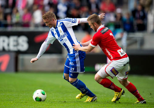 Sam Larsson, IFK Göteborg. Mats Solheim, Kalmar
