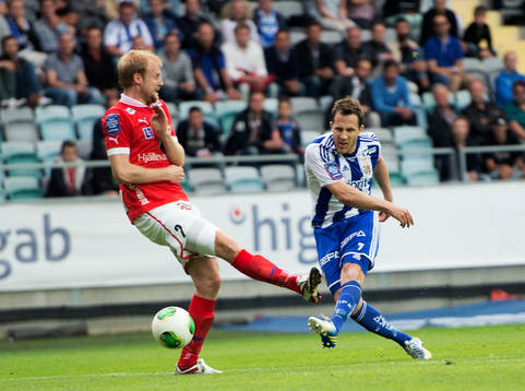 Tobias Hysén, IFK Göteborg, gör 1-0, Markus