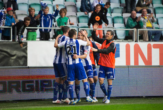 Tobias Hysén, IFK Göteborg, gör 2-0, jubel Pontus