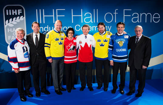 Jan-Åke Edvinsson, Gord Miller, Mats Sundin, Danielle
