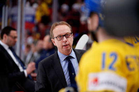 Sveriges Pär Mårts, förbundskapten i finalen mellan