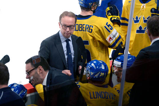Pär Mårts, förbundskapten Sverige, i finalen mellan