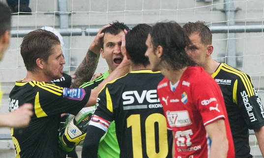 Straffräddning, Kyriakos Stamatopoulos, målvakt, AIK,