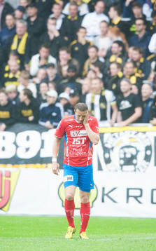 1-1, Kenny Pavey, Öster, som inte jublade framför