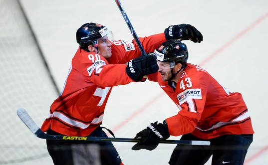 Roman Josi, Morris Trachsler, Schweiz, jublar