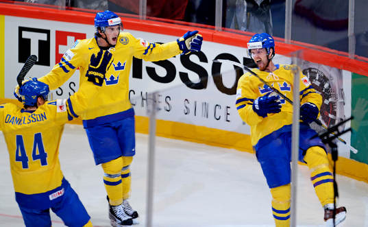 Nicklas Danielsson, Loui Eriksson, jublar