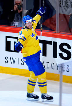 Henrik Sedin, Sverige, jublar