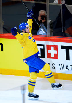 Henrik Sedin, Sverige, jublar