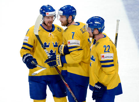 Henrik Sedin, Henrik Tallinder, Daniel Sedin, Sverige