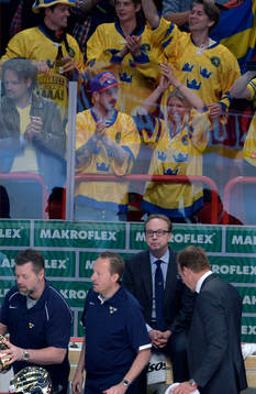 Pär Mårts, förbundskapten Sverige, sitter lugn