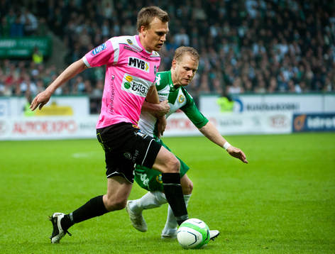 Linus Malmqvist, Landskrona BoIS och Erik Sudin, Hammarby