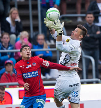 Alejandro Bedoya, Helsingborg, och Kevin Stuhr Ellegaard,