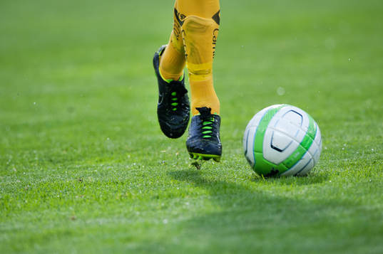 Fot, fötter, boll, gräs, Elfsborg