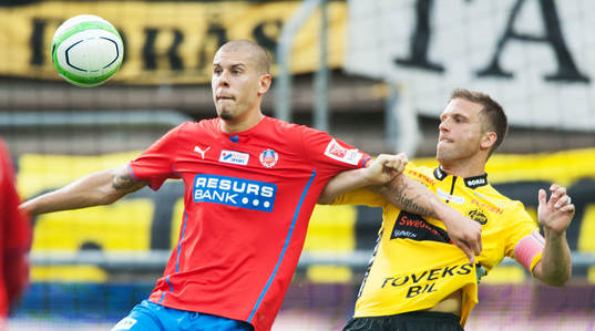 Anders Svensson, Elfsborg och Robin Simovic, Helsingborg