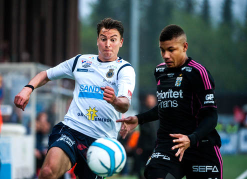 Marcus Hansson, Gefle, och Mikael Dyrestam, IFK Göteborg