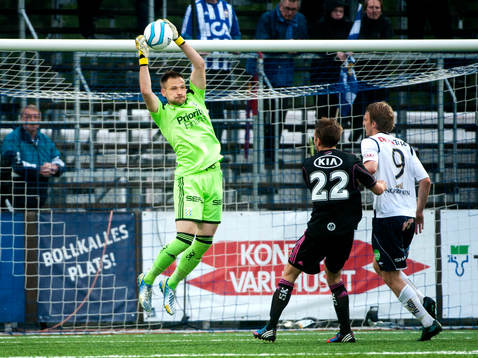 John Alvbåge, målvakt, IFK Göteborg, räddar skott