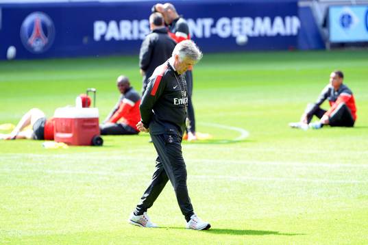 Carlo ANCELOTTI - 22.05.2013 - Entrainement du Paris Saint