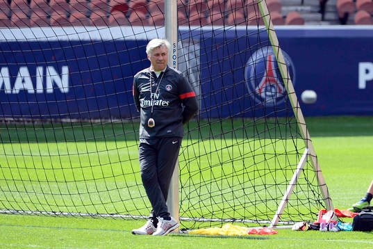 Carlo ANCELOTTI - 22.05.2013 - Entrainement du Paris Saint