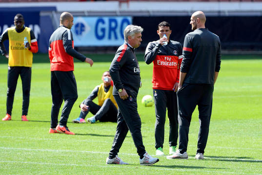 Carlo ANCELOTTI - 22.05.2013 - Entrainement du Paris Saint