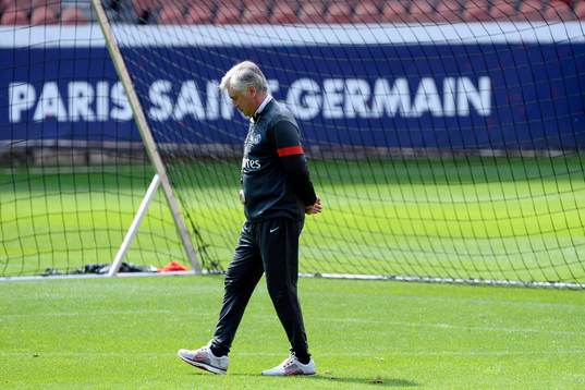 Carlo ANCELOTTI - 22.05.2013 - Entrainement du Paris Saint