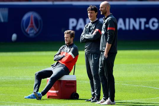 David BECKHAM - 22.05.2013 - Entrainement du Paris Saint