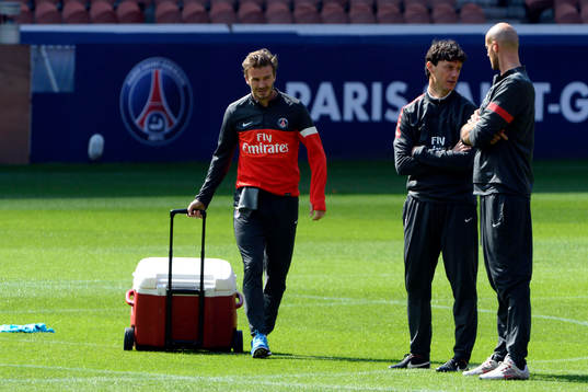 David BECKHAM - 22.05.2013 - Entrainement du Paris Saint