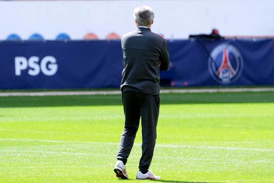 Carlo ANCELOTTI - 22.05.2013 - Entrainement du Paris Saint