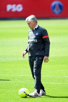 Carlo ANCELOTTI - 22.05.2013 - Entrainement du Paris Saint
