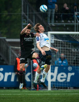 Mattias Bjärsmyr, IFK Göteborg och Johan Oremo, Gefle, i
