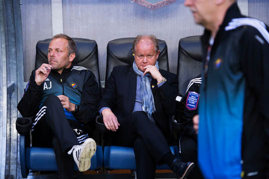 Djurgårdens assisterande tränare Anders Johansson och