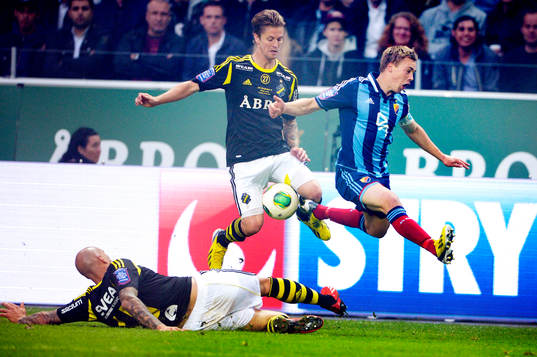 Daniel Majstorovic och Martin Lorentzson, AIK emot Simon