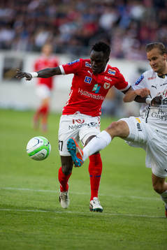 Papa Diouf, Kalmar FF,  gör 1-0