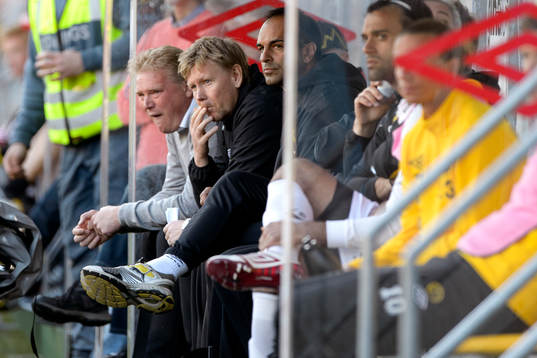 Jörgen Lennartsson, tränare och Peter Wettergren,