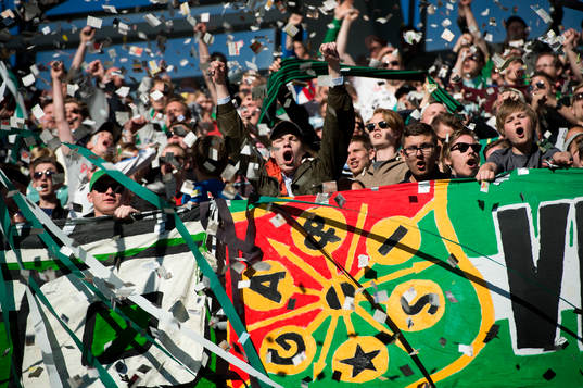 Gaisklackens tifo vid inmarchen
