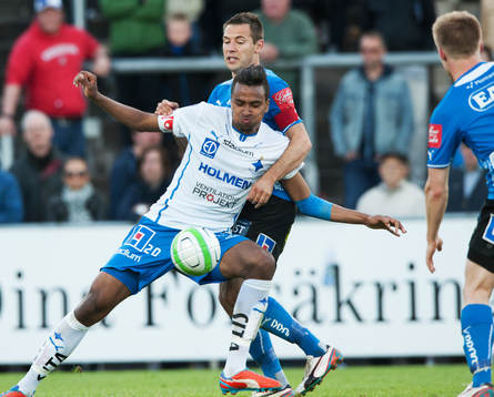 Isaac Thelin, Norrköping och Stefan Selakovic, Halmstad