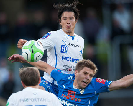 David Boo Wiklander, Norrköping Halmstad och Mikael Boman,