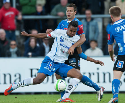 Isaac Thelin, Norrköping och Stefan Selakovic, Halmstad