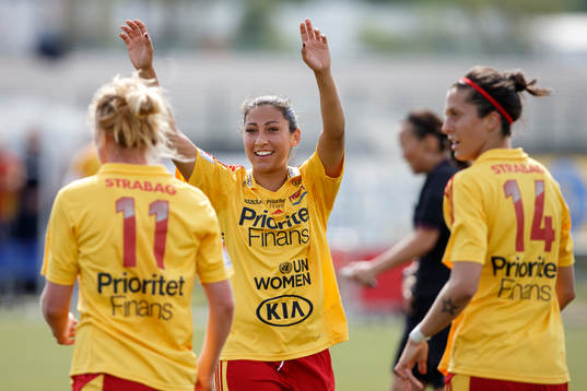 Christen Press, Kirsten van de Ven och Jennifer Hermoso